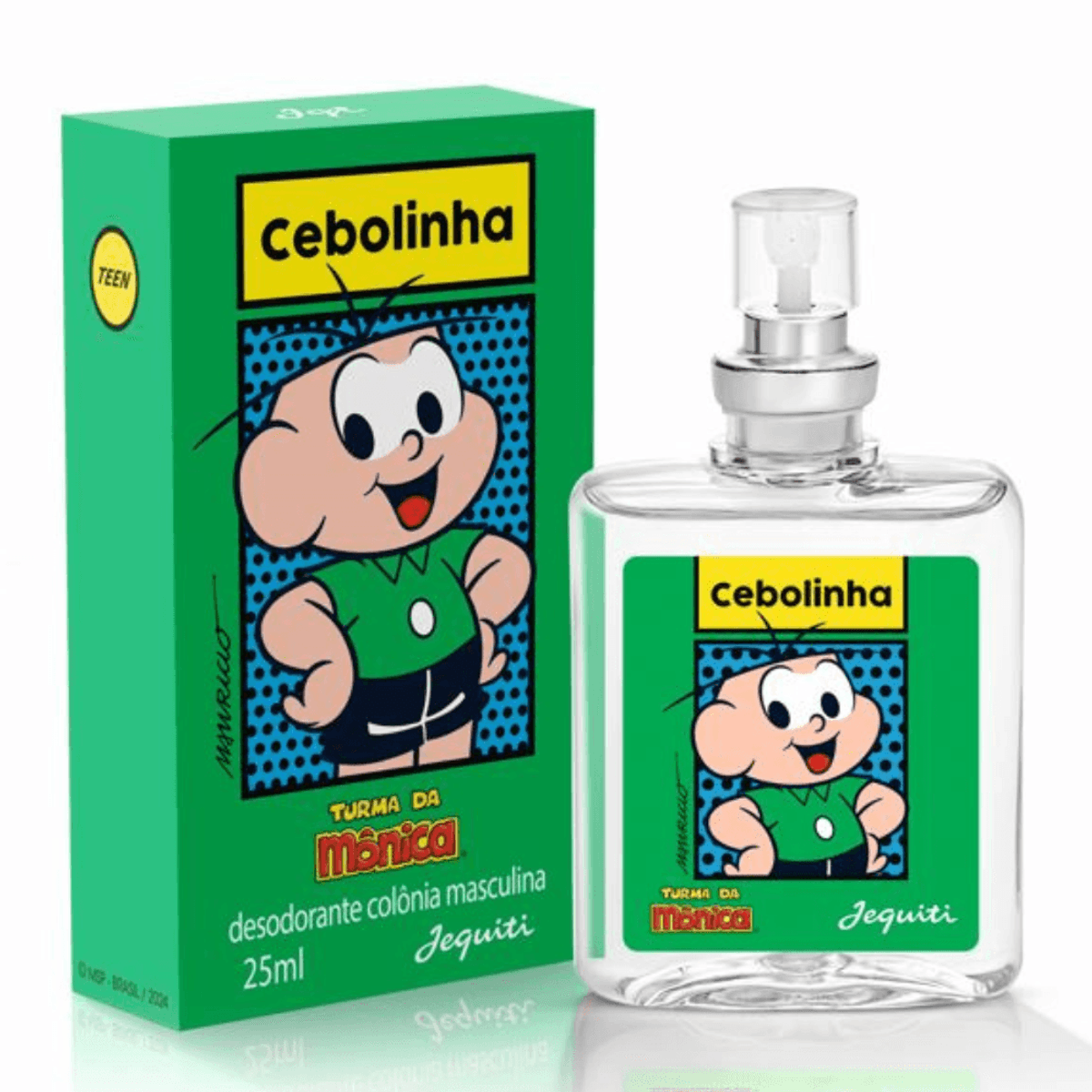 Kit Mônica e Cebolinha Desodorantes Colônias Jequiti, 2 x 25 ml