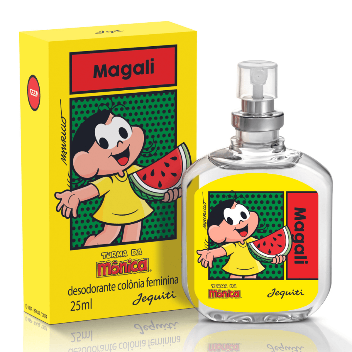 Kit Mônica e Magali Desodorantes Colônias Jequiti, 2 x 25 ml