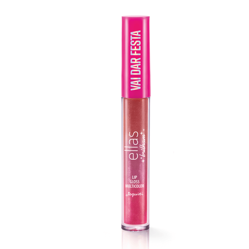 Lip Gloss Multicolor Rolê Ellas Brilham, 4 ml